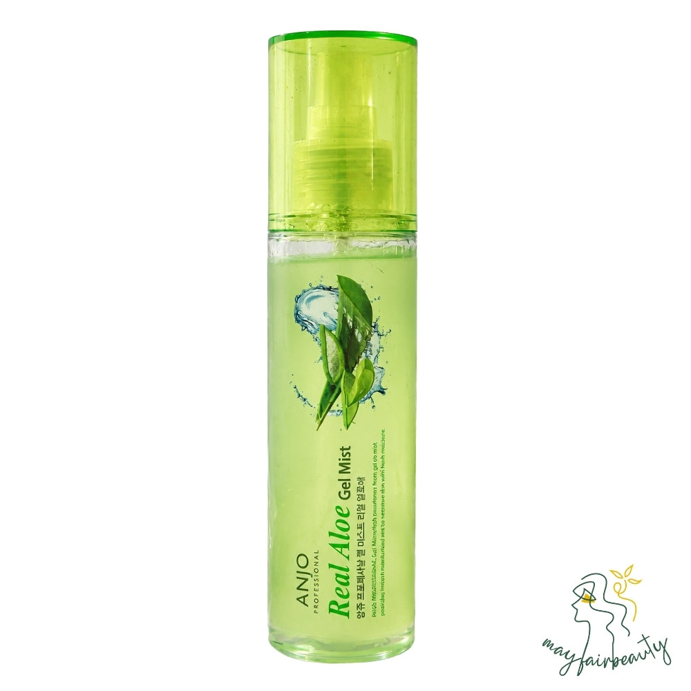 anjo-professional-gel-mist-real-aloe اسپری ژل مرطوب کننده ریل آلوئه ورا آنجو پروفشنال