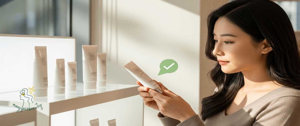 راه تشخیص بی بی کرم کره‌ ای اصل از تقلبی