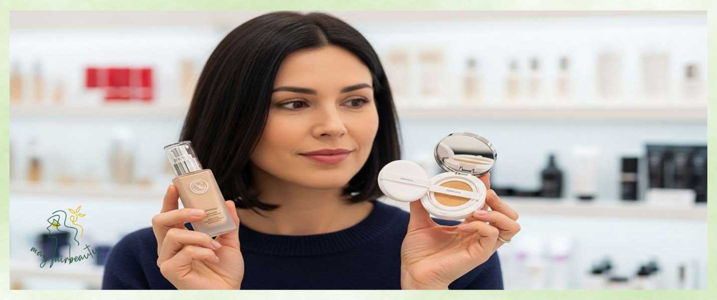 مقایسه کرم پودر و کوشن