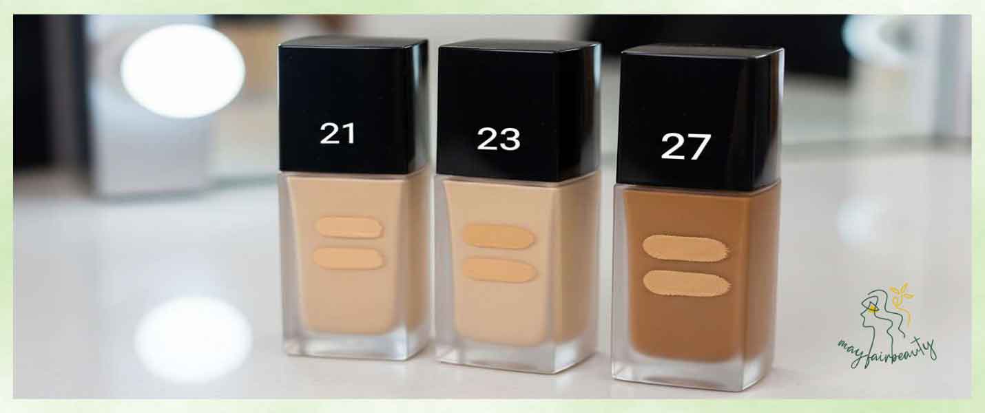 انتخاب رنگ کرم پودر کره ای