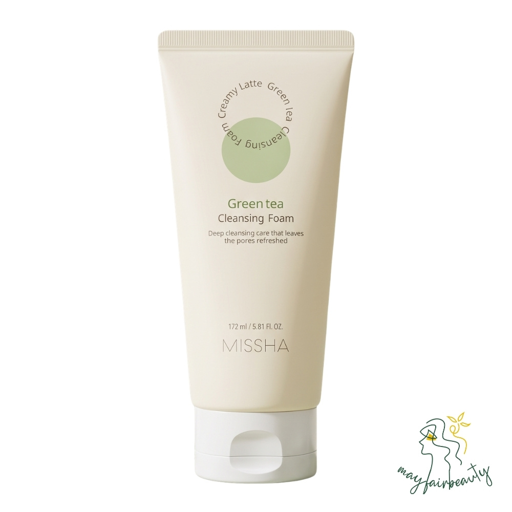 Missha Creamy Latte Green Tea فوم شست و شوی میشا چای سبز